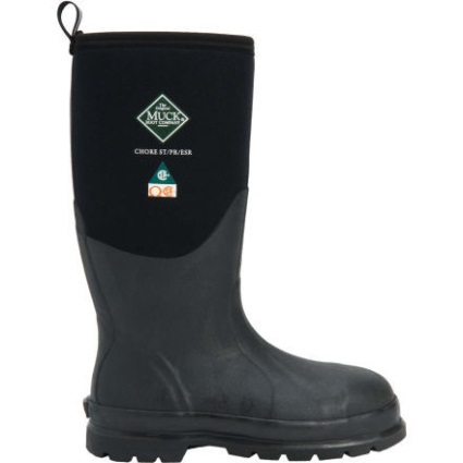 Muckboot Zwarte Mannen Chore Classic Hoge Stalen Neus