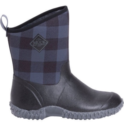 Muckster Ii Midden Geruite Muckboot Roze Voor Dames