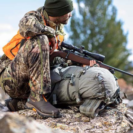 Heren Apex Mid Zip Muckboot Bruin