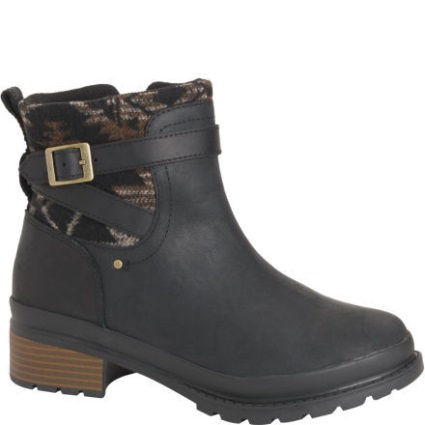 Muckboot Zwarte Waterdichte Liberty Enkelrits Voor Dames