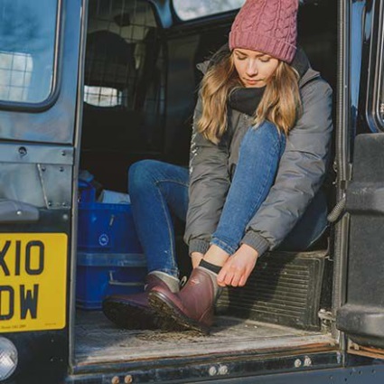 Muckboot Dames Muck Original Enkel Paars