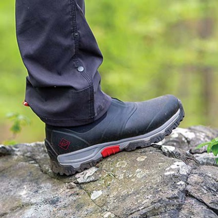 Muckboot Heren Apex Mid Zip Zwart