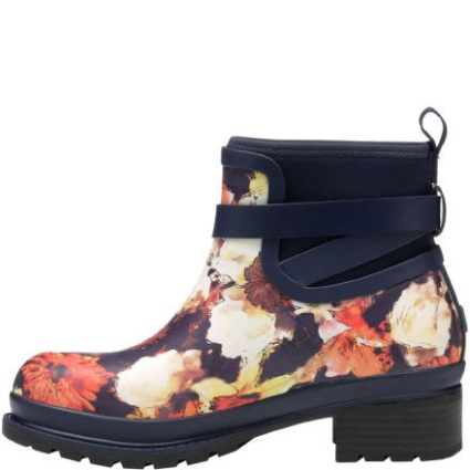 Muckboot Dames Liberty Waterdichte Enkel Rubber Blauw