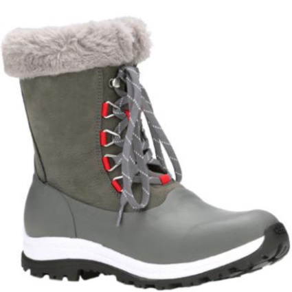 Apres Lace Arctic Grip Muckboot Dames Grijs