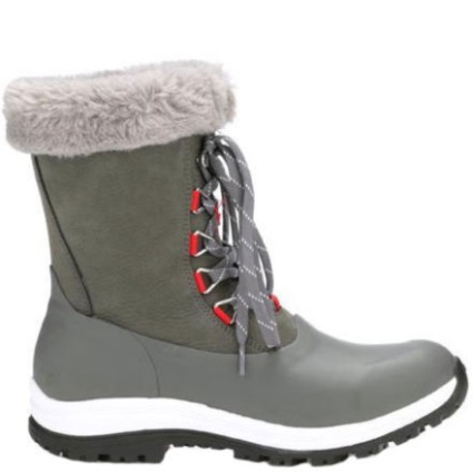 Apres Lace Arctic Grip Muckboot Dames Grijs
