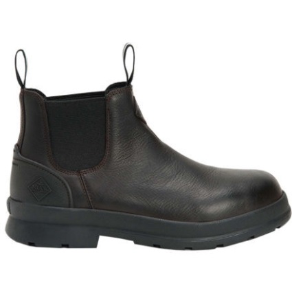 Lederen Chelsea Muckboot Zwart Van Chore Farm Voor Heren