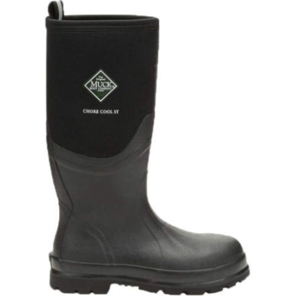 Muckboot Heren Chore Tall Xpresscool Stalen Neus Zwart