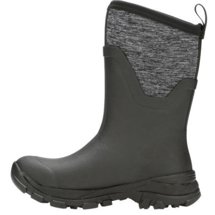 Muckboot Zwart Dames Arctic Ice Mid Vibram Arctic Grip A.t.