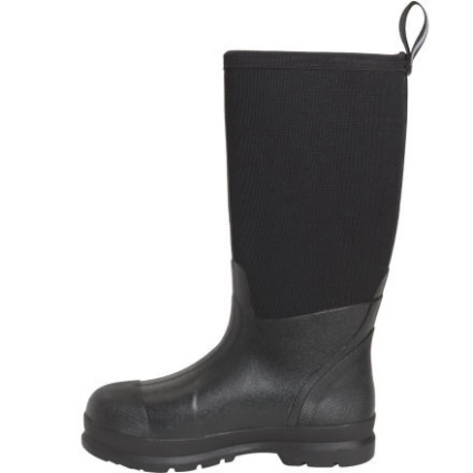 Chore Max Muckboot Met Platte Neus Voor Heren, Zwart