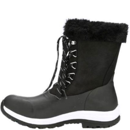 Muckboot Dames Apres Lace Arctic Grip Zwart