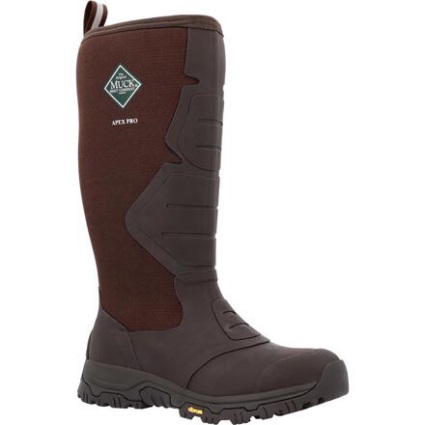 Muckboot Bruine Heren Apex Pro 16 In Geïsoleerd