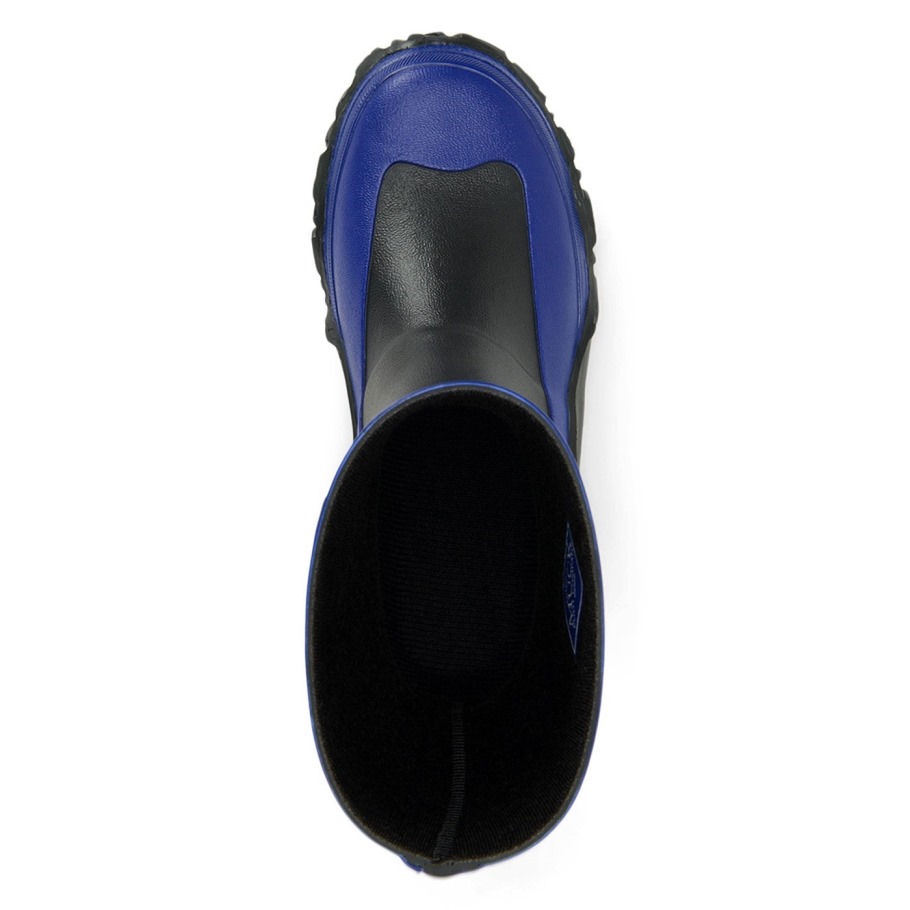 Hoge Kinderlaarzen Forager Zwart Blauw Muckboot