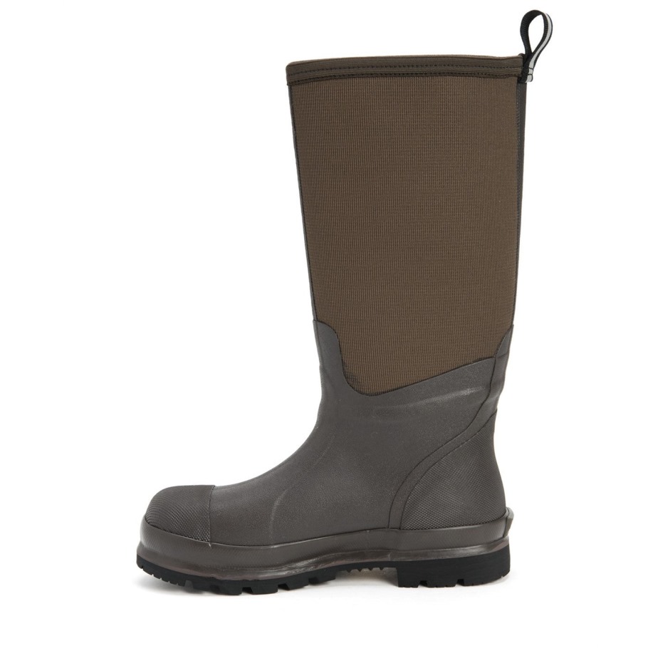 Heren Karwei Cool Hoge Laarzen Bruine Muckboot