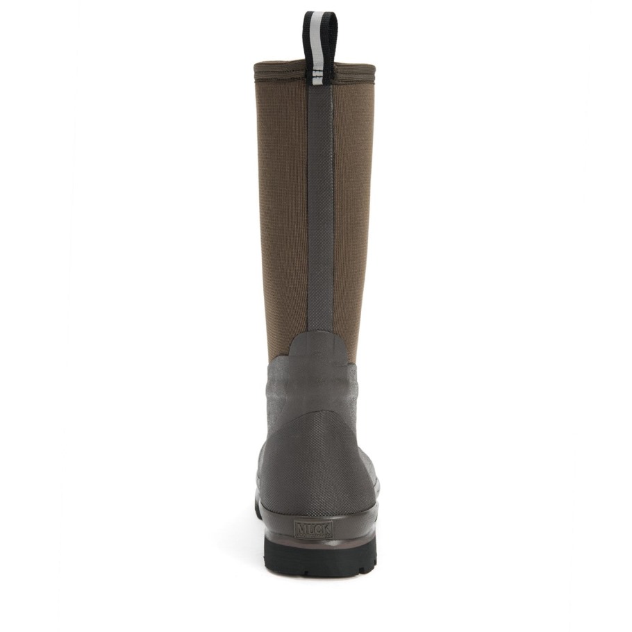Heren Karwei Cool Hoge Laarzen Bruine Muckboot