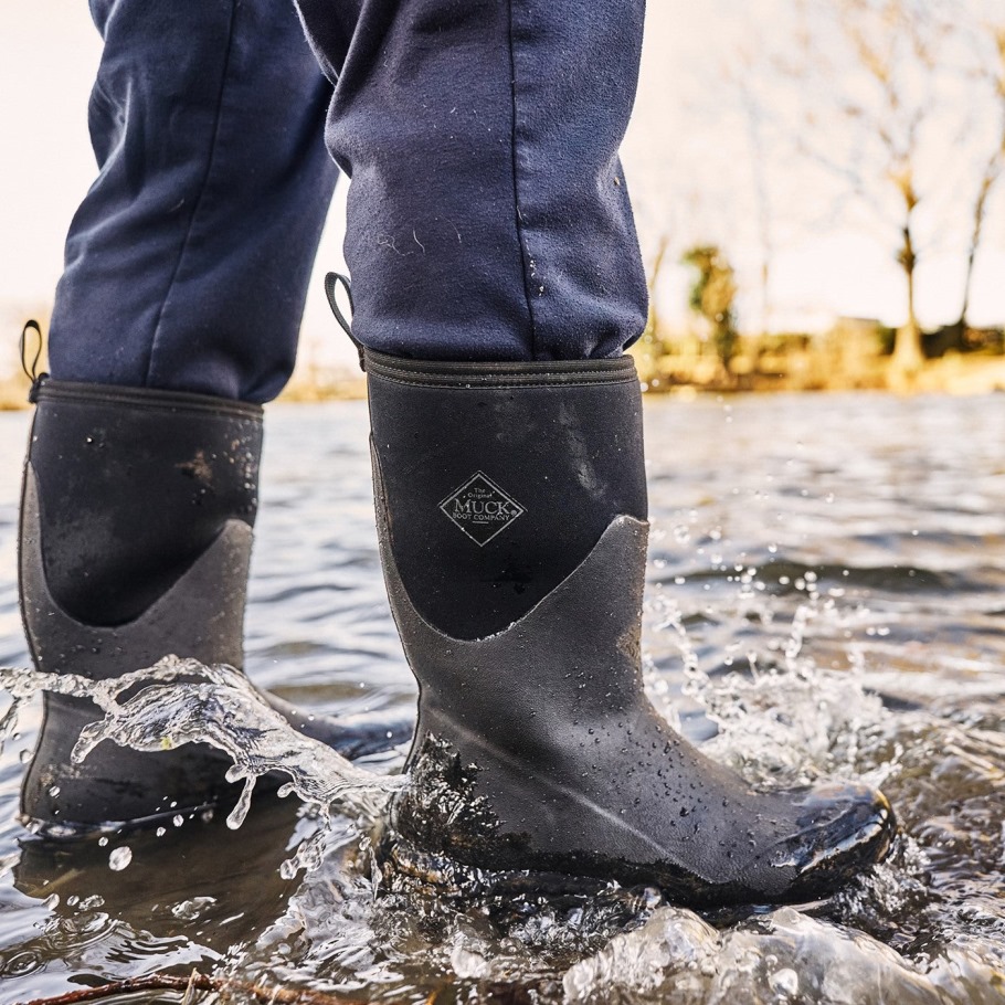 Heren Arctic Outpost Korte Laarzen Zwarte Muckboot