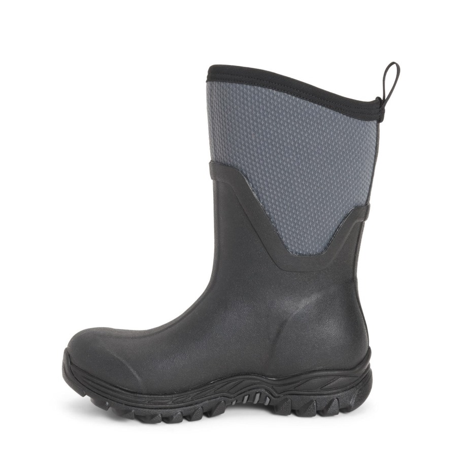 Muckboot Zwart Grijze Dames Arctic Sport Ii Korte Laarzen