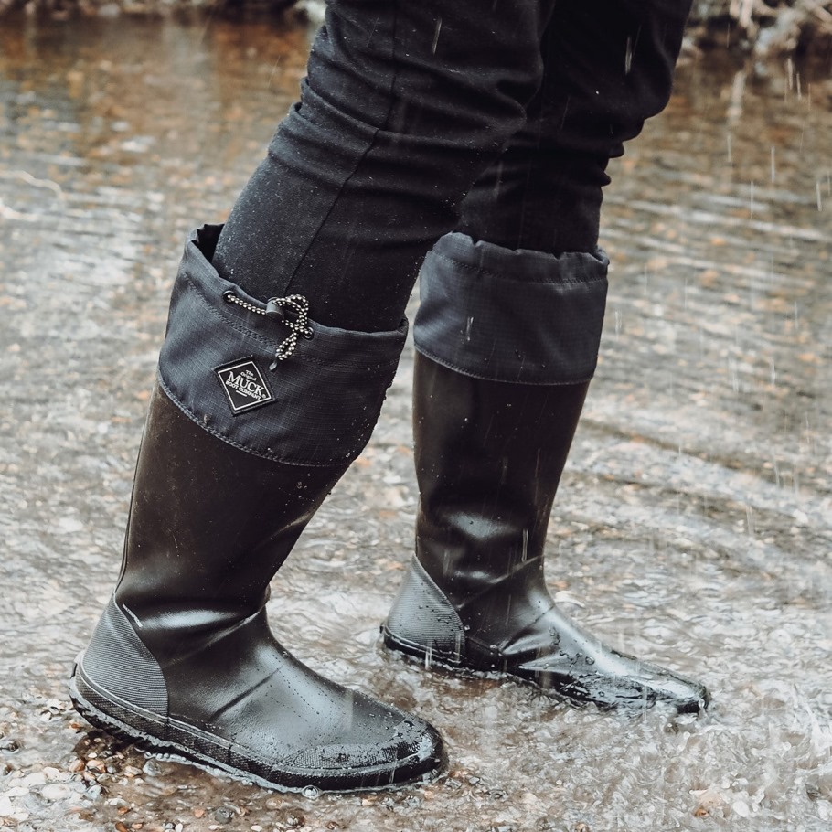 Muckboot Zwarte Unisex Hoge Laarzen Van Forager