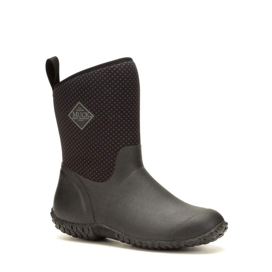 Muckboot Rhs Muckster Ii Korte Dameslaarzen Met Houtskoolprint