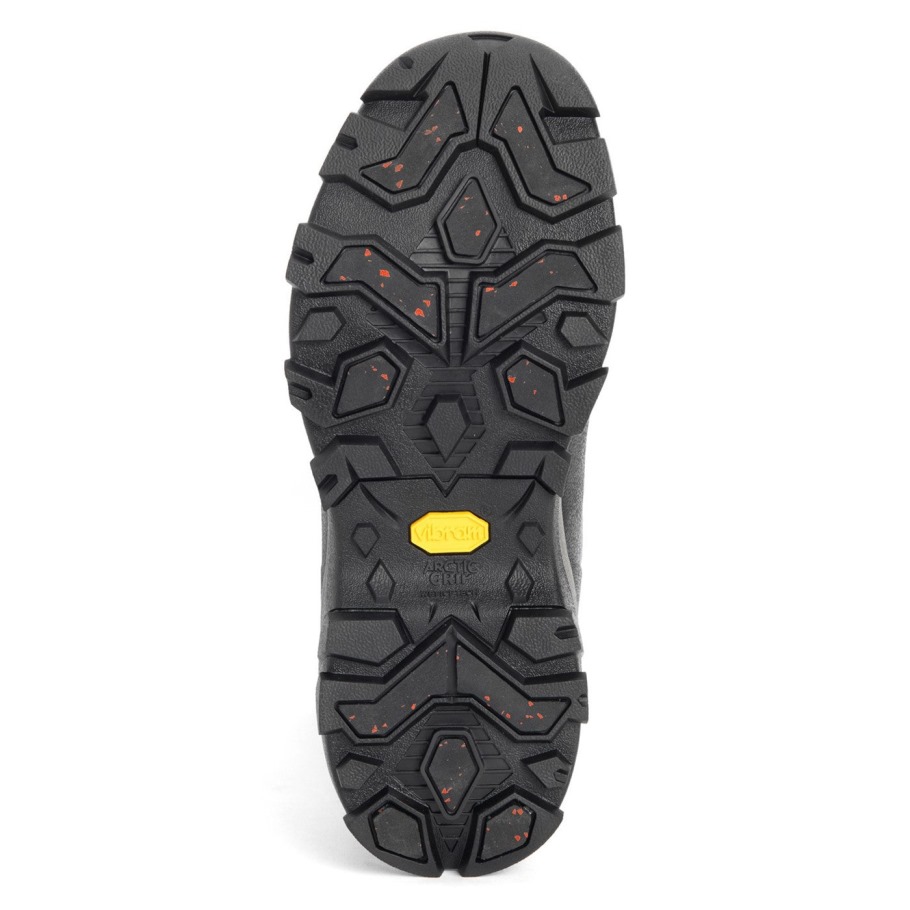 Muckboot Grijze Geometrische Print Dames Arctic Ice Vibram Ag All Terrain Korte Laarzen