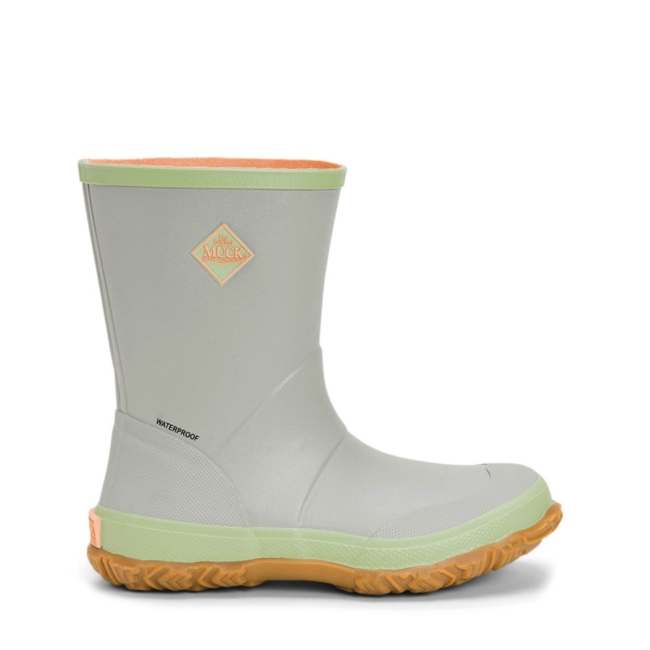 Muckboot Lichtgrijze Korte Laarzen Voor Dames