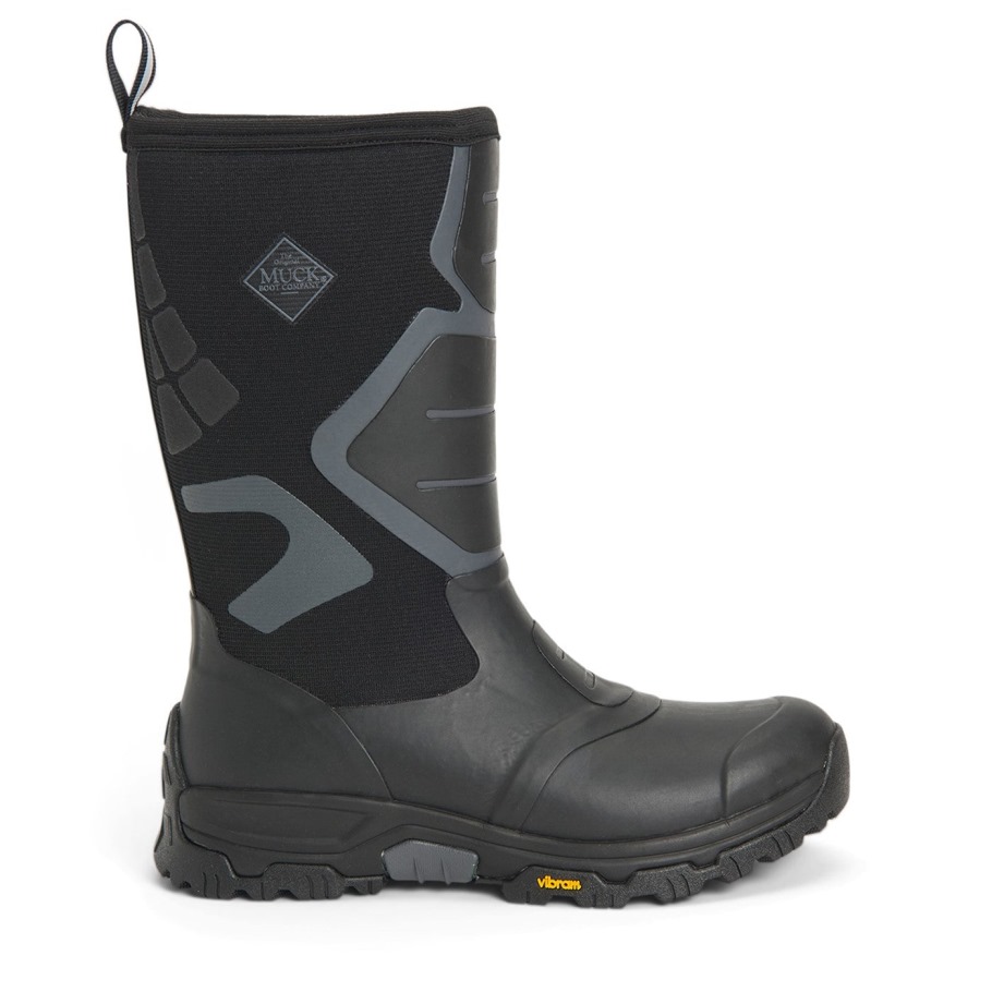 Muckboot Heren Apex Pro Vibram Ag All Terrain Korte Laarzen Zwart