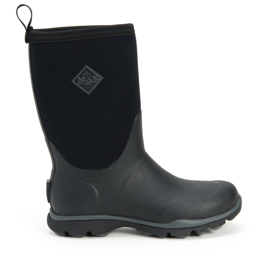 Muckboot Arctic Excursie Korte Herenlaarzen Zwart