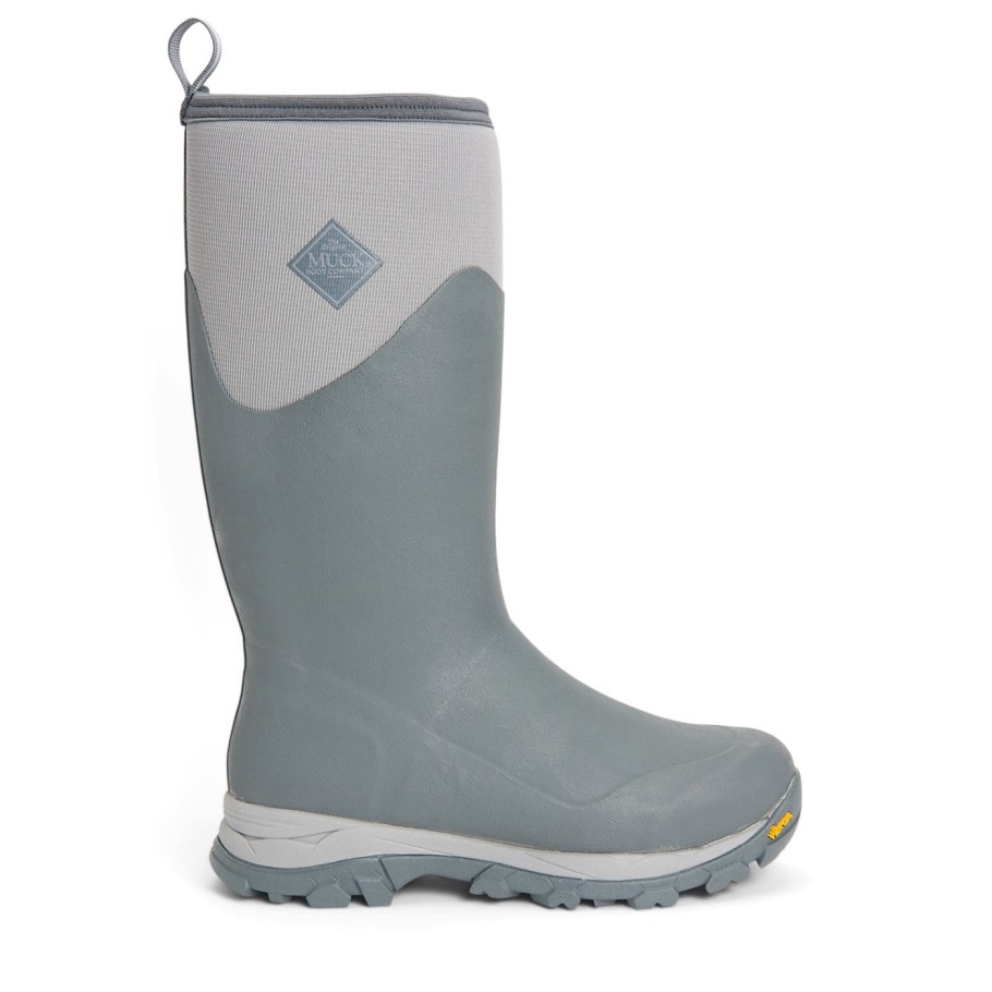 Muckboot Heren Arctic Ice Vibram Ag All Terrain Hoge Laarzen Grijs