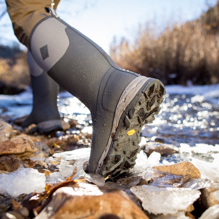 Muckboot Heren Arctic Ice Vibram Ag All Terrain Hoge Laarzen Grijs