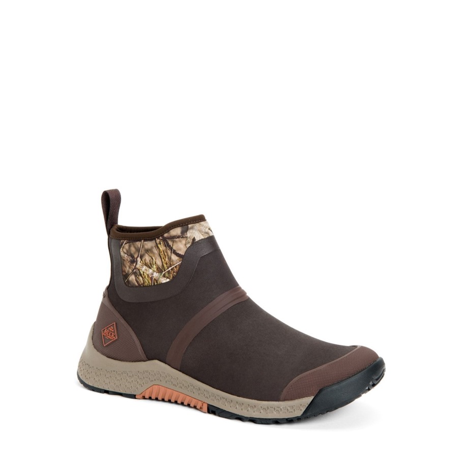 Muckboot Mosachtige Eikenhouten Outscape Korte Herenlaarzen Met Countryprint