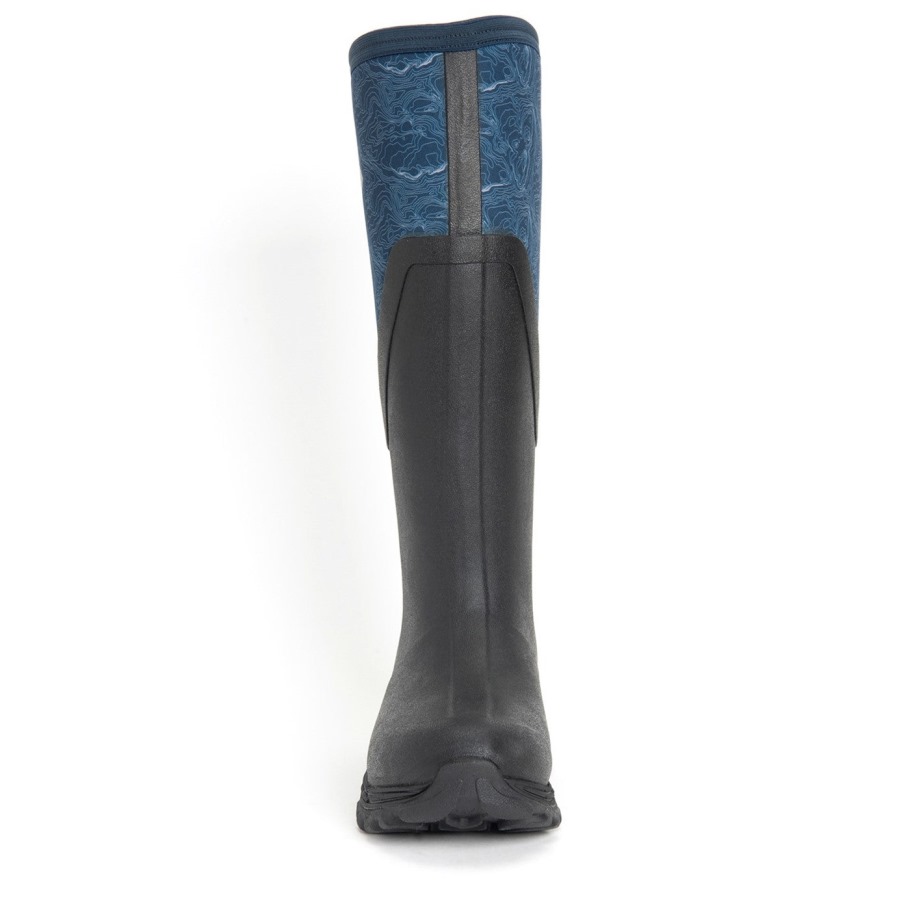 Muckboot Navy Topography Arctic Sport Ii Hoge Dameslaarzen