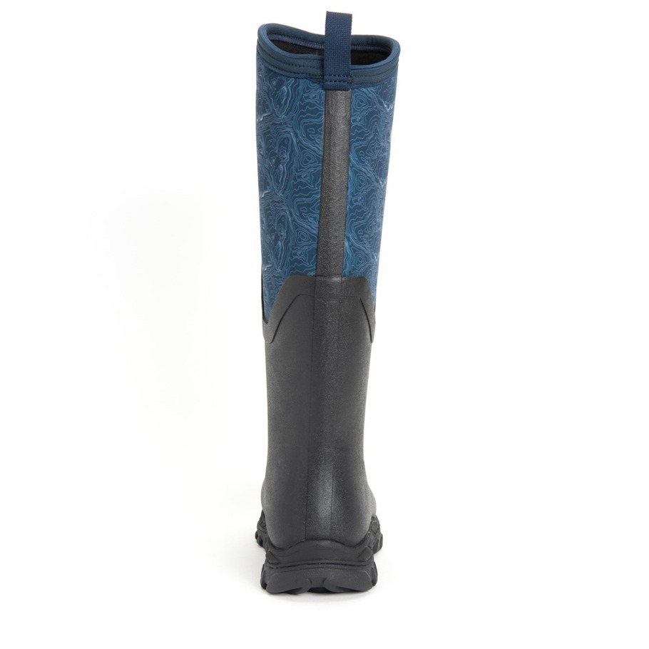 Muckboot Navy Topography Arctic Sport Ii Hoge Dameslaarzen