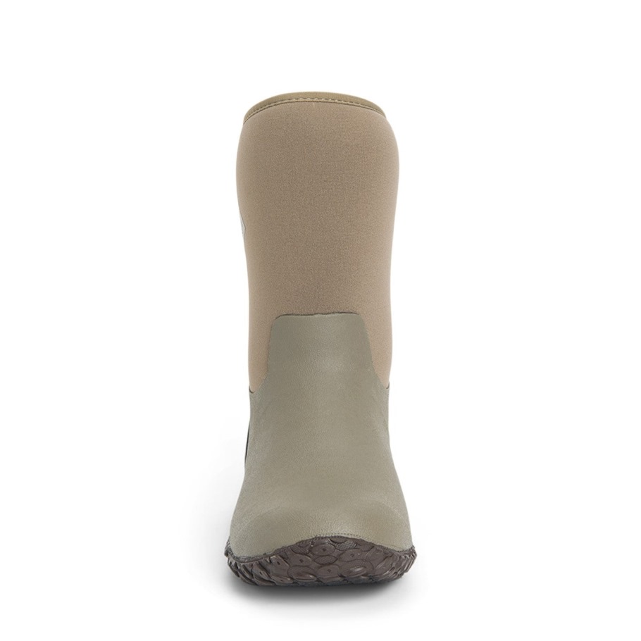 Muckboot Walnoot Geruite Print Rhs Muckster Ii Korte Dameslaarzen