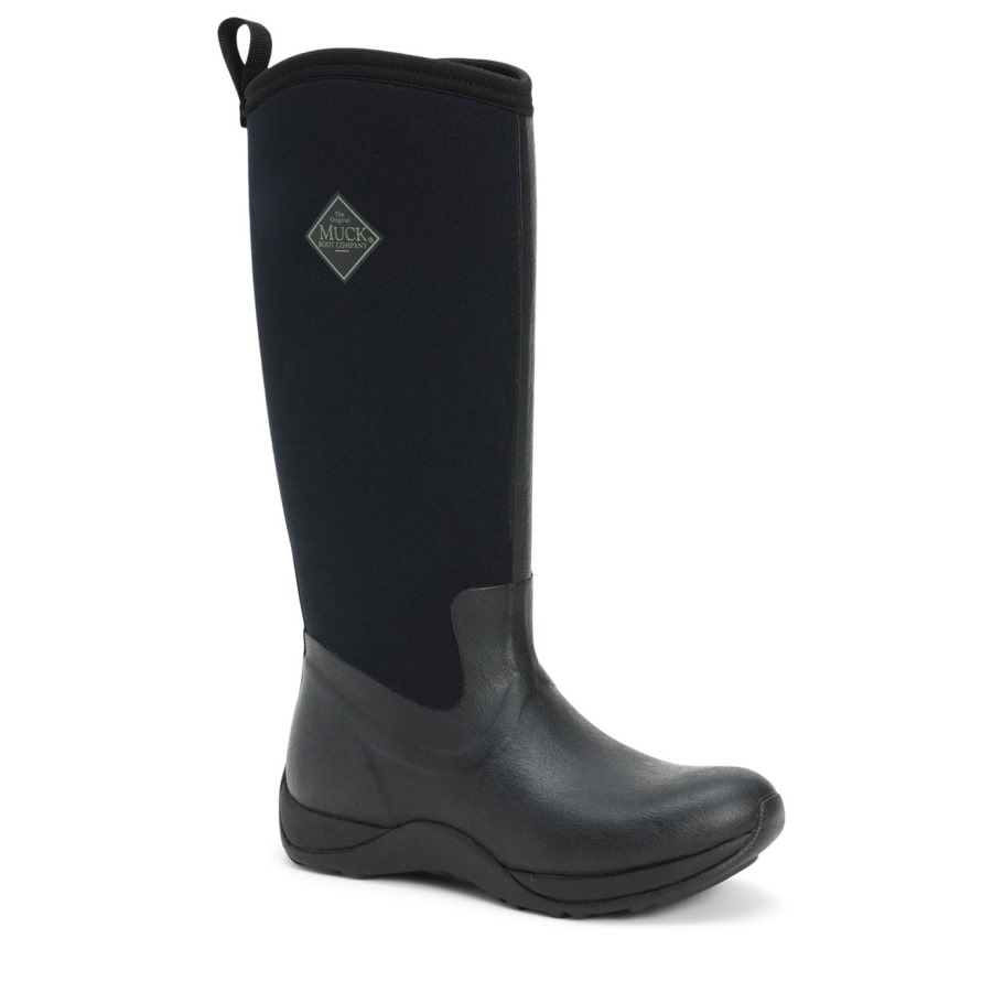Muckboot Arctic Adventure Hoge Dameslaarzen Zwart