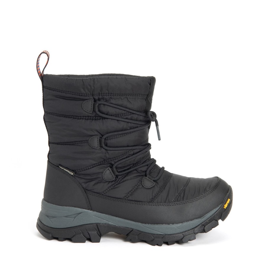 Muckboot Dames Arctic Ice Nomadic Vibram All Terrain Korte Laarzen Zwart