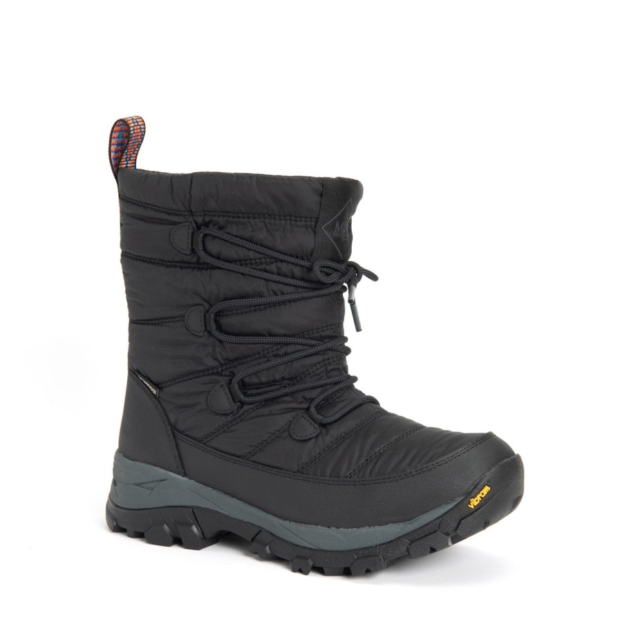 Muckboot Dames Arctic Ice Nomadic Vibram All Terrain Korte Laarzen Zwart