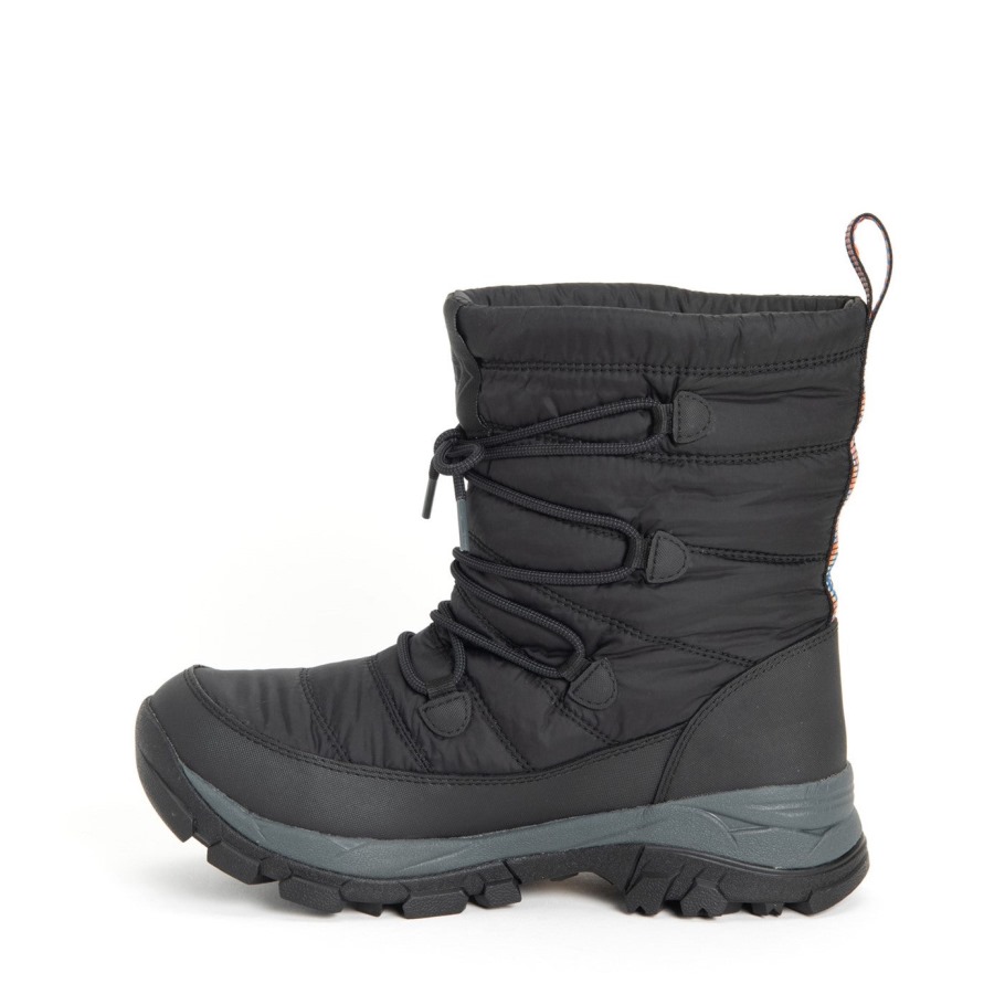Muckboot Dames Arctic Ice Nomadic Vibram All Terrain Korte Laarzen Zwart