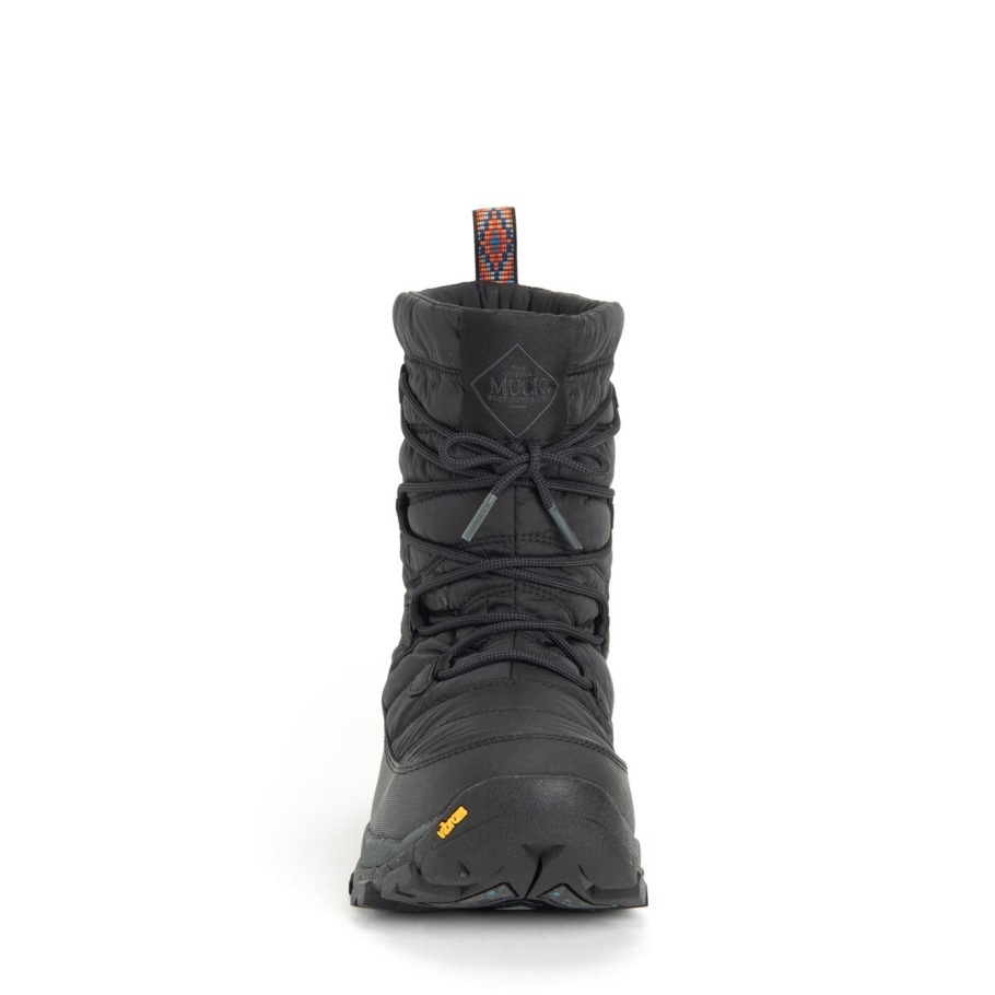 Muckboot Dames Arctic Ice Nomadic Vibram All Terrain Korte Laarzen Zwart