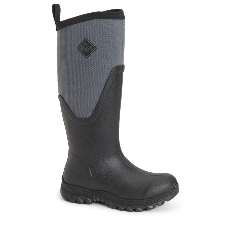 Muckboot Dames Arctic Sport Ii Lange Laarzen Zwart Grijs