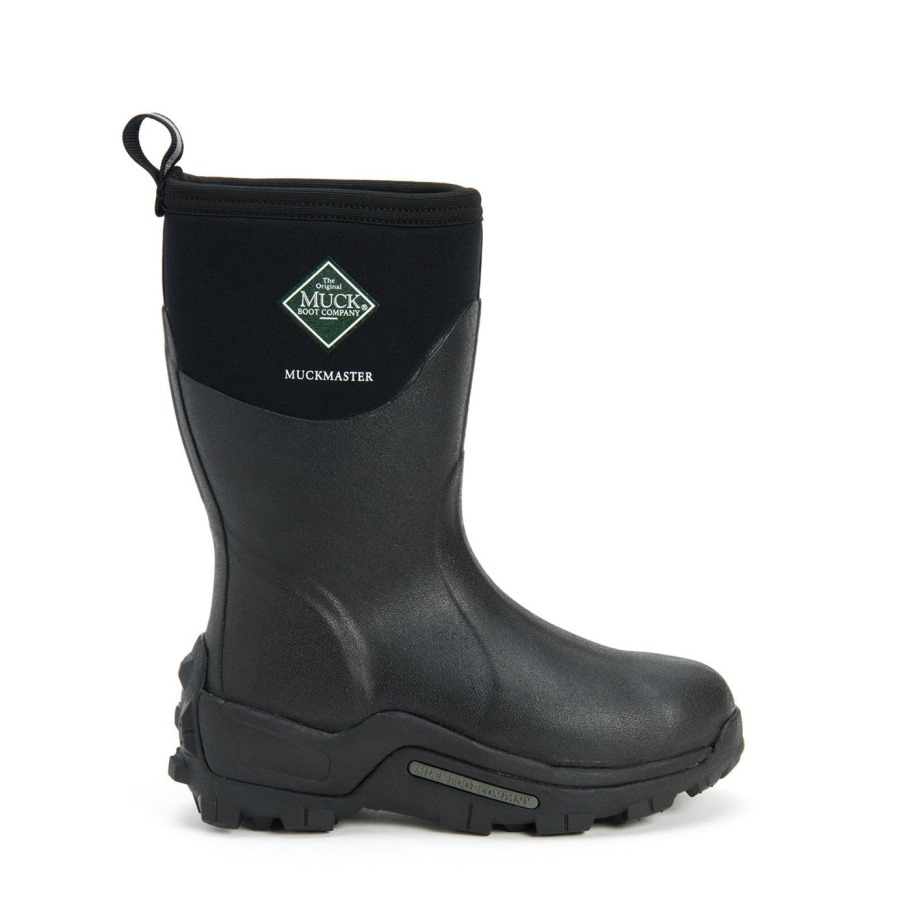 Unisex Muckmaster Korte Laarzen Muckboot Zwart