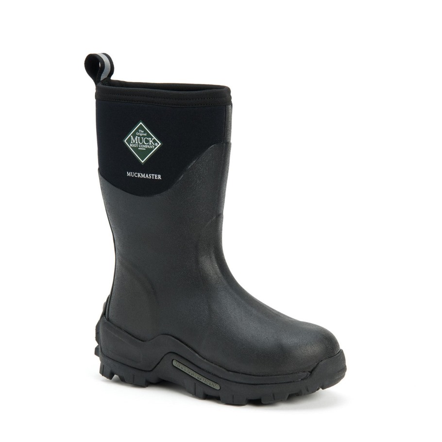 Unisex Muckmaster Korte Laarzen Muckboot Zwart