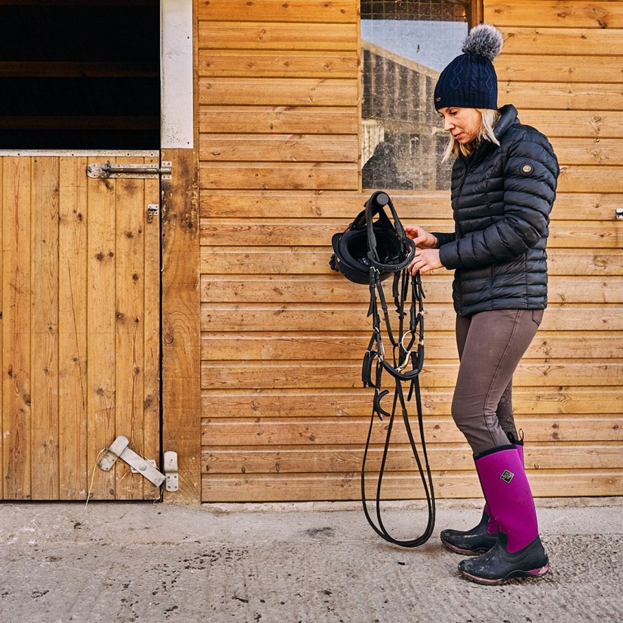 Dames Arctic Adventure Hoge Laarzen Kastanjebruine Muckboot