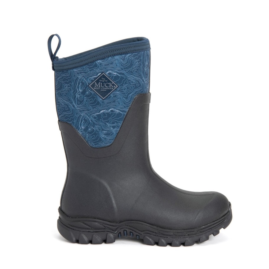 Dames Arctic Sport Ii Korte Laarzen Marine Topography Muckboot