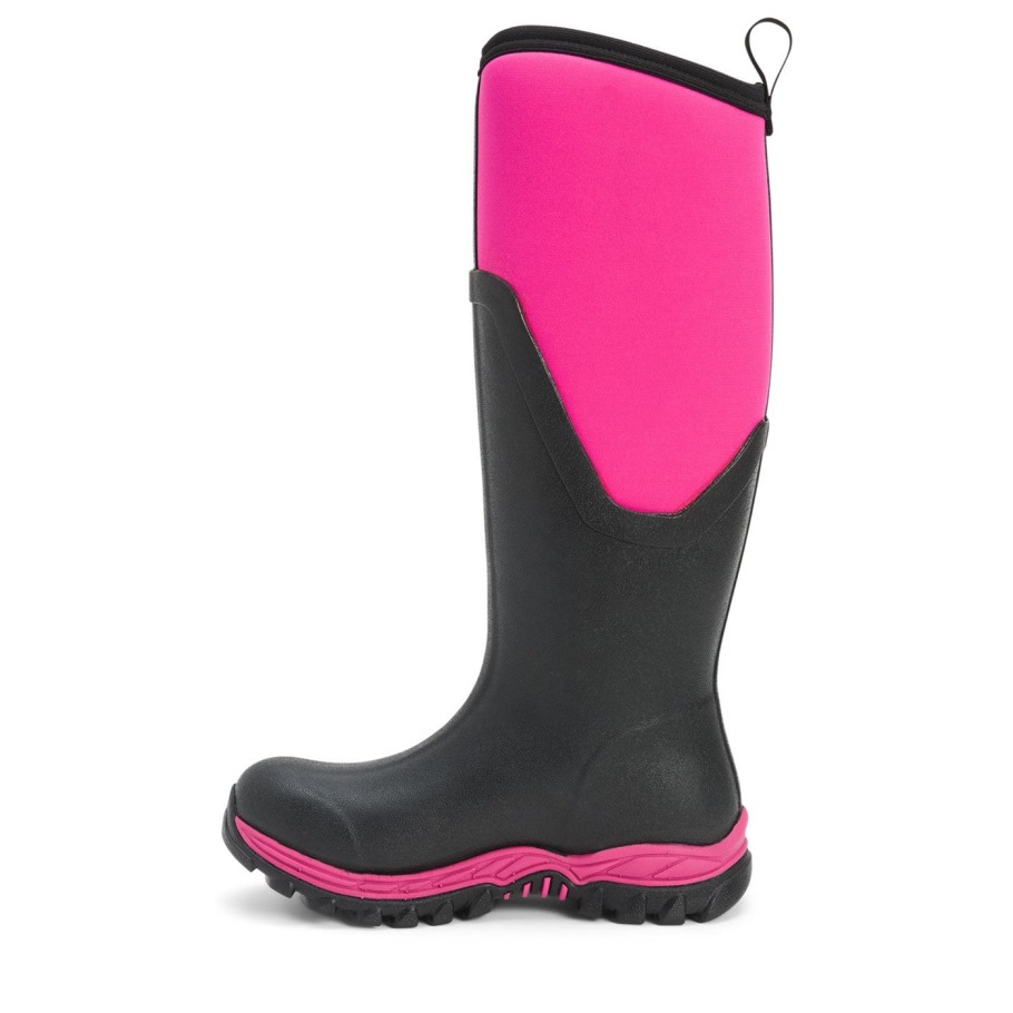 Dames Arctic Sport Ii Rijlaarzen Zwart/roze Muckboot