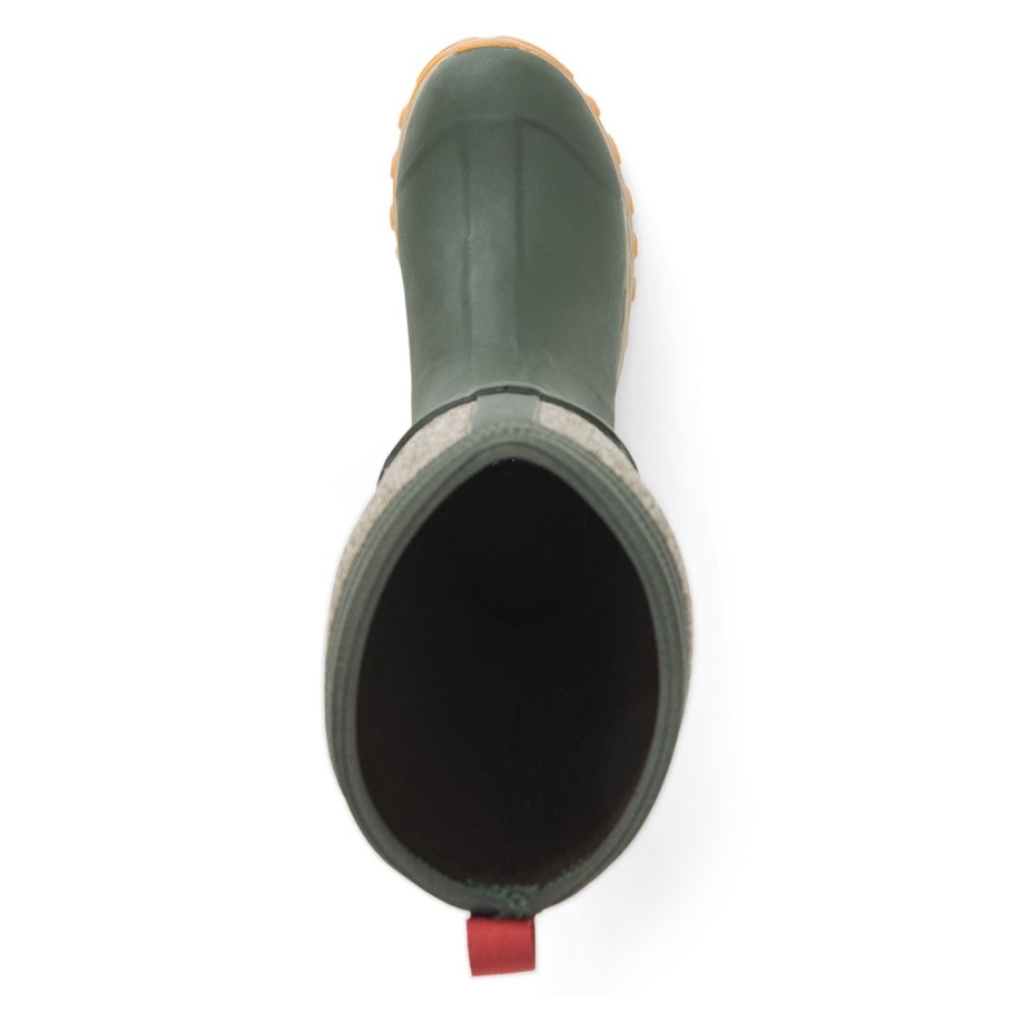Arctic Sport Ii Hoge Dameslaarzen Olijfgroen Visgraat Print Muckboot