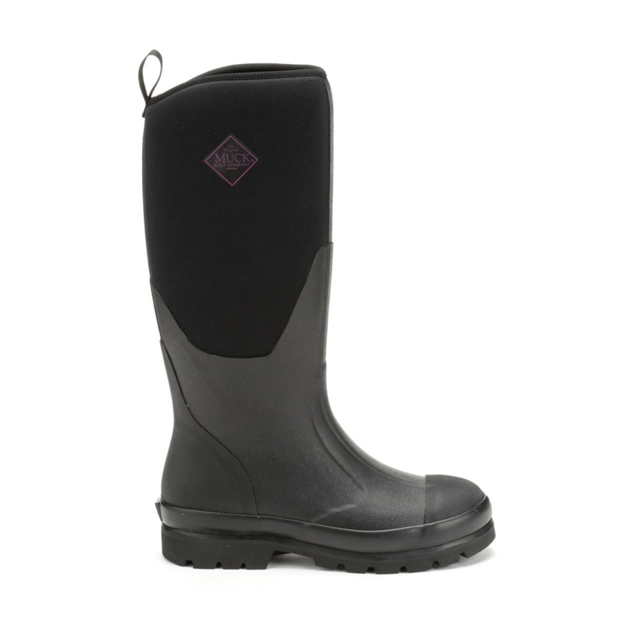 Dames Chore Classic Hoge Laarzen Muckboot Zwart