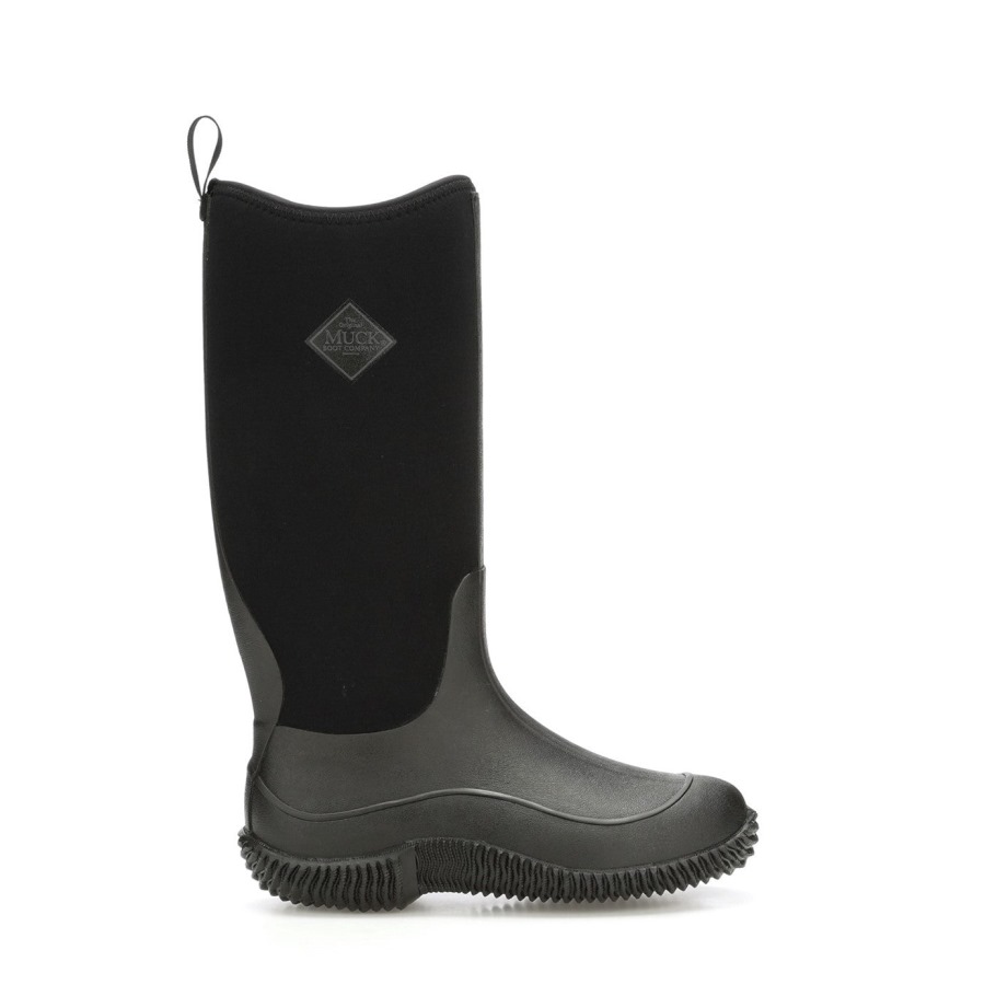 Dames Hale Lange Laarzen Zwarte Muckboot