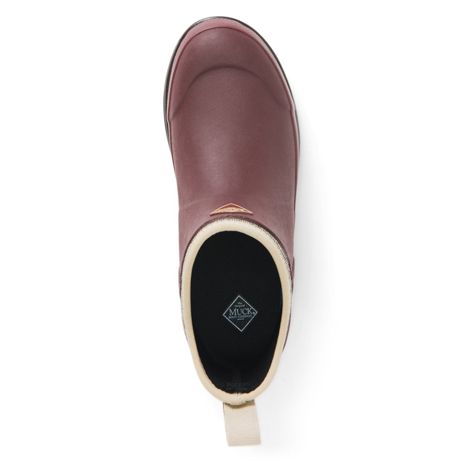 Muck Originals Instaplaarzen Voor Dames, Muckboot Met Rozijnenvisgraatprint