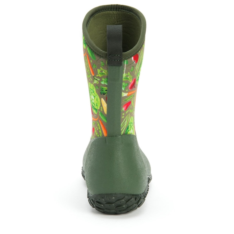 Rhs Muckster Ii Korte Dameslaarzen Muckboot Groene Vega Print