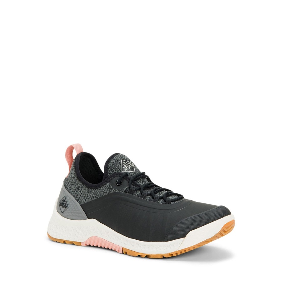 Outscape Veterschoenen Voor Dames Van Zwarte Klei, Muckboot