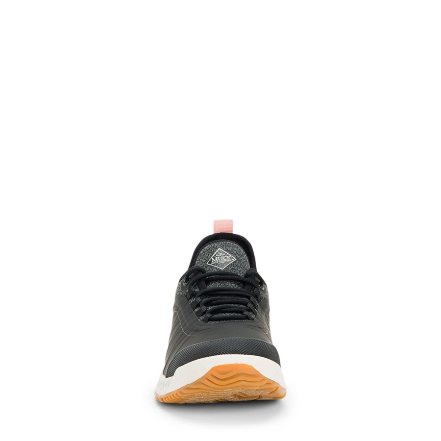 Outscape Veterschoenen Voor Dames Van Zwarte Klei, Muckboot